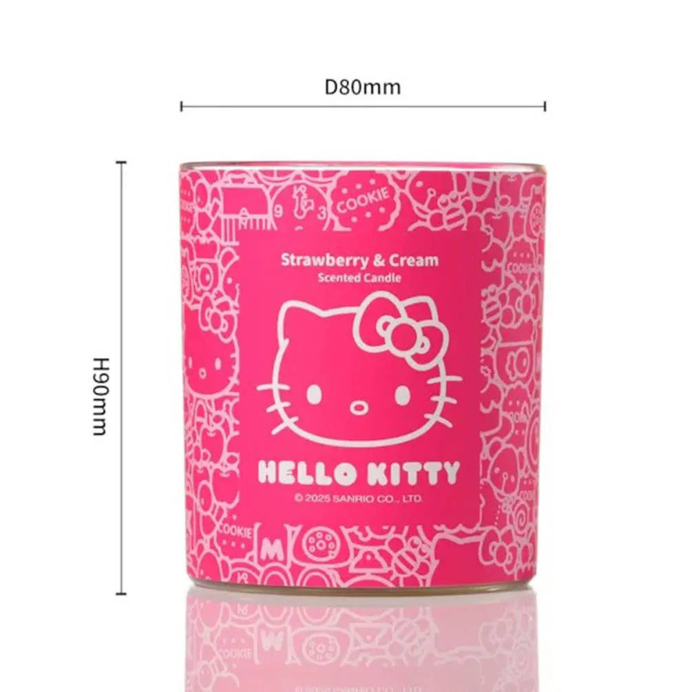 Hello Kitty Strawberry & Cream Candle Extra Image 3