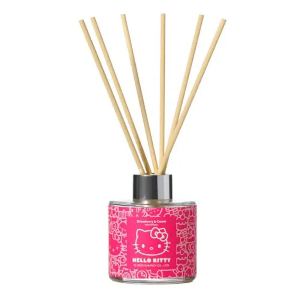 Hello Kitty Strawberry & Cream Reed Diffuser - 100ml Extra Image 1