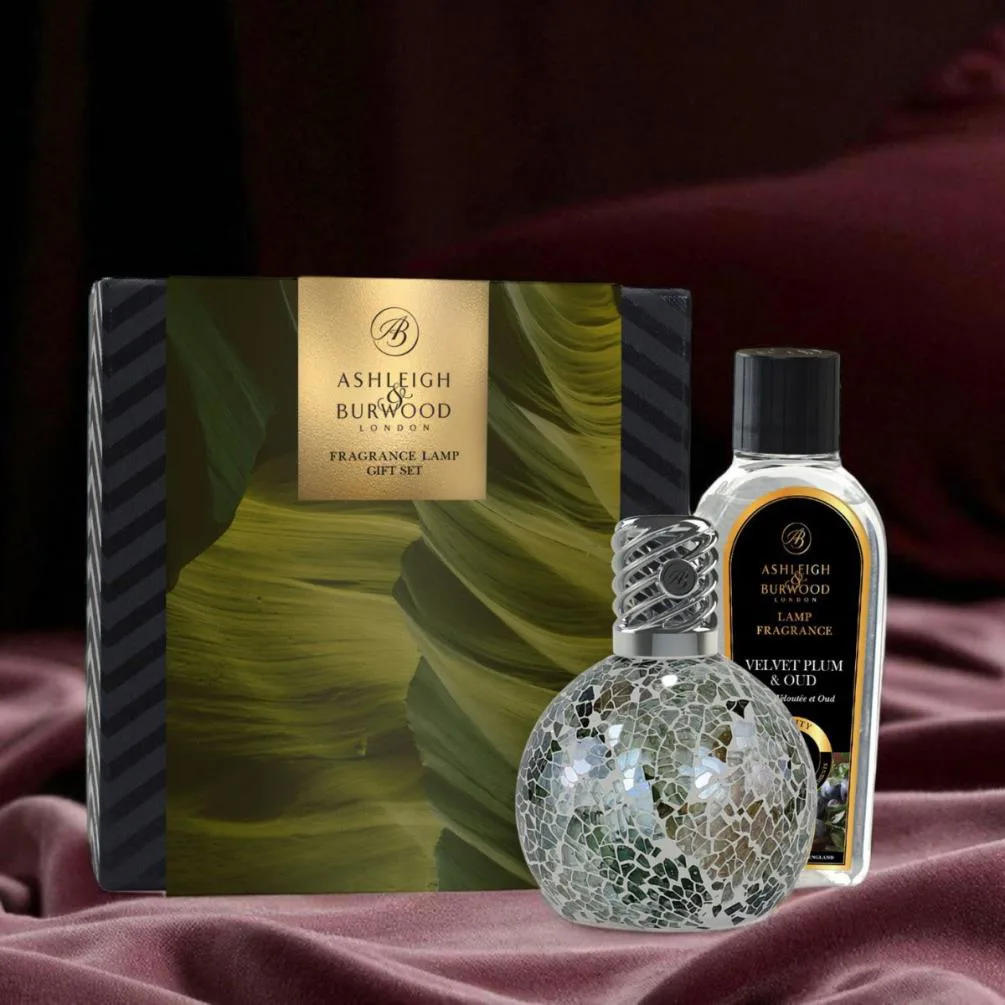 Ashleigh & Burwood Enchanted Forest Fragrance Lamp & Velvet Plum & Oud Gift Set Extra Image 1