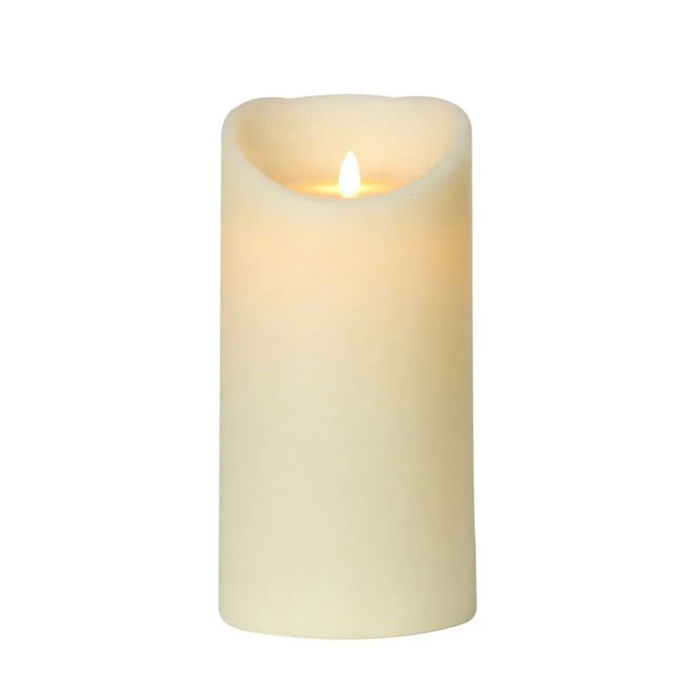 Elements Moving Flame LED Pillar Candle 25 x 12.5cm Extra Image 1
