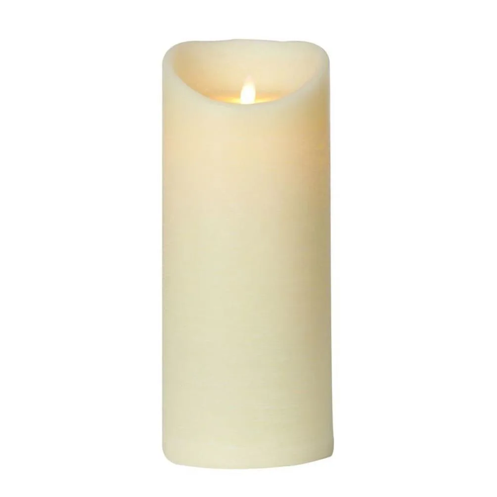 Elements Moving Flame LED Pillar Candle 30 x 12.5cm Extra Image 1