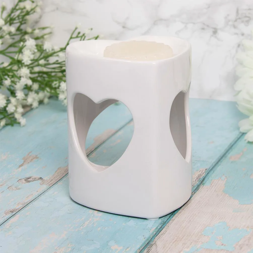 Desire Aroma White Hearts Wax Melt Warmer Extra Image 1