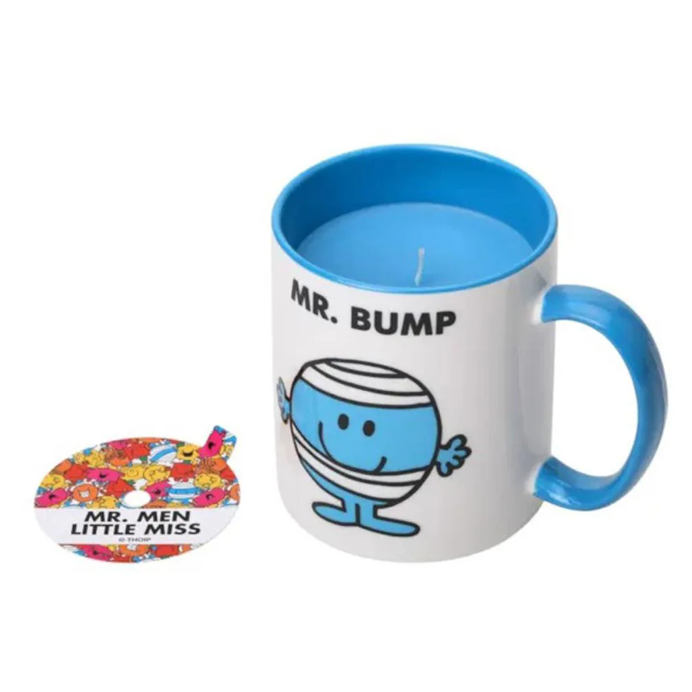 Mr Men Blueberry & Cedarwood Mr Bump Reusable Mug Candle Extra Image 3