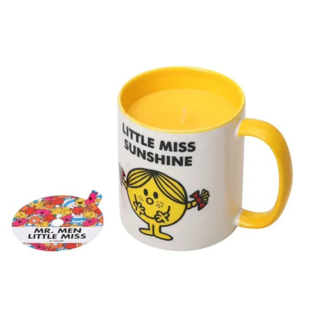 Mr Men Coconut & Pineapple Little Miss Sunshine Reusable Mug Candle Extra Image 3