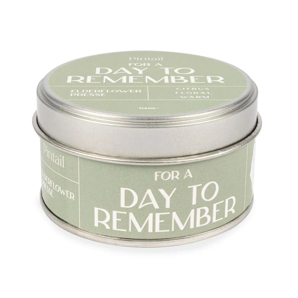 Pintail Candles Day to Remember Tin Candle Extra Image 1