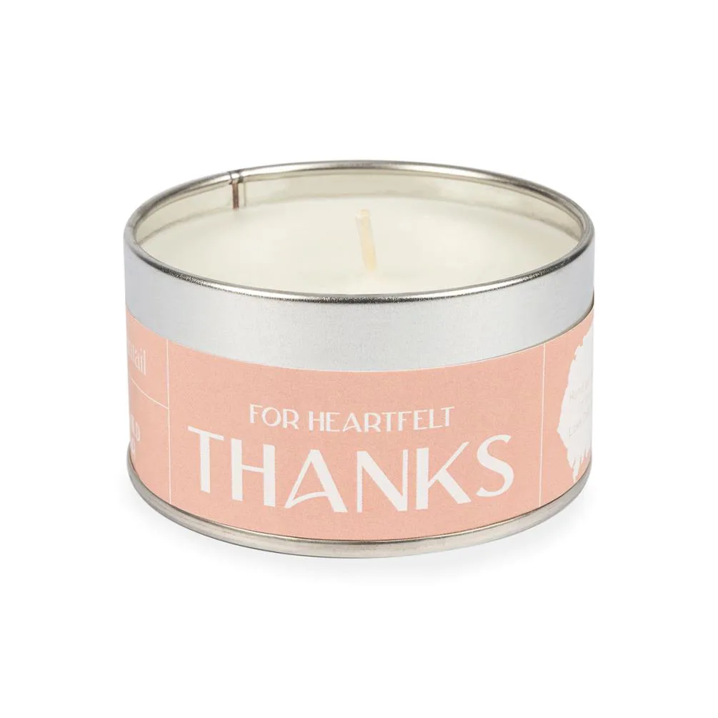 Pintail Candles Heartfelt Thanks Tin Candle Extra Image 2