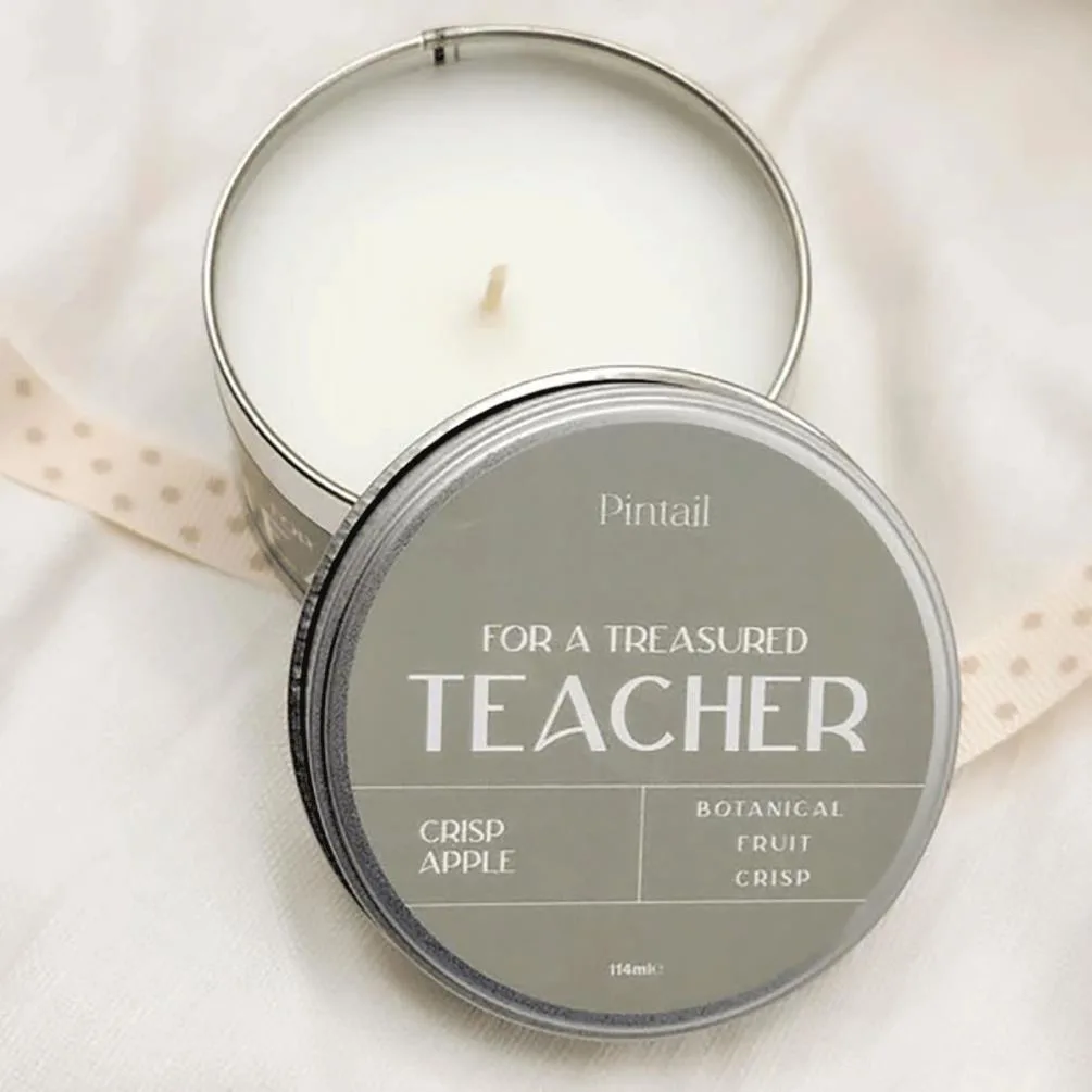 Pintail Candles Treasured Teacher Tin Candle Extra Image 3