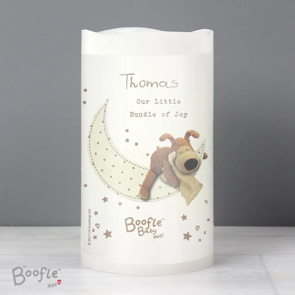 Personalised Boofle Baby Nightlight LED Candle Extra Image 3