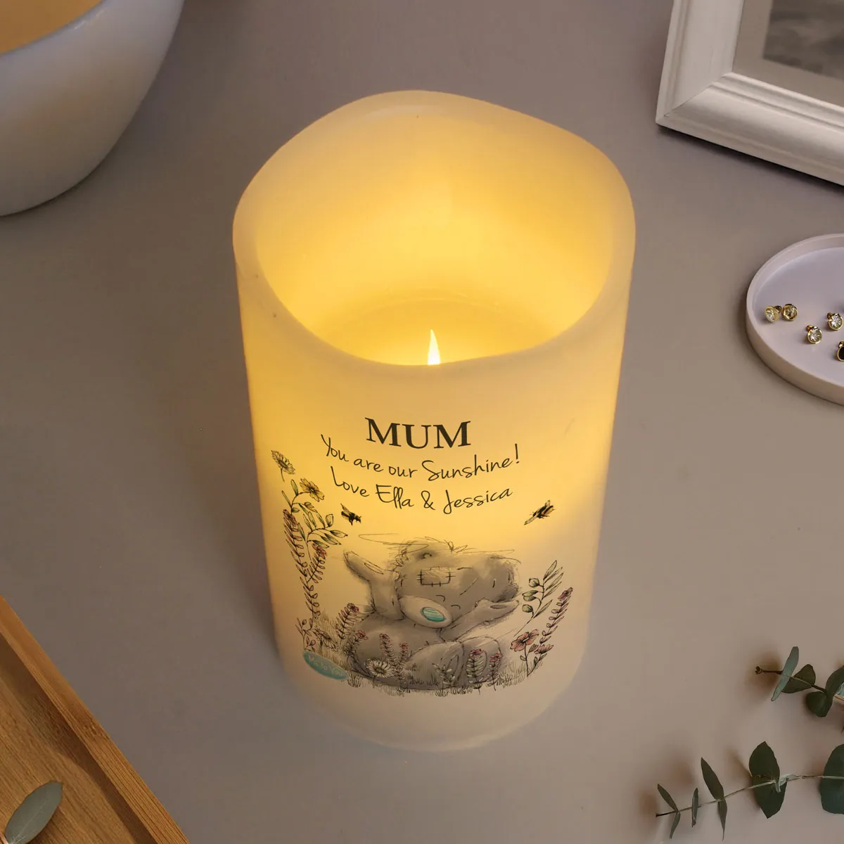 Personalised Me to You Floral LED Candle Extra Image 3
