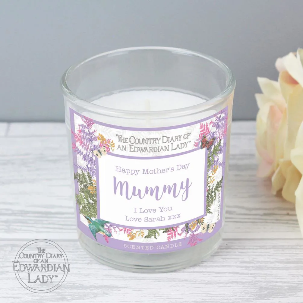 Personalised Country Diary Botanical Scented Jar Candle Extra Image 1