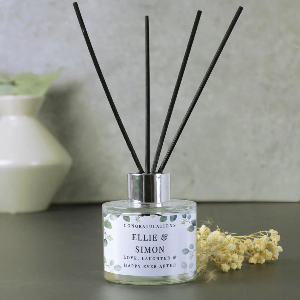 Personalised Botanical Reed Diffuser Extra Image 3
