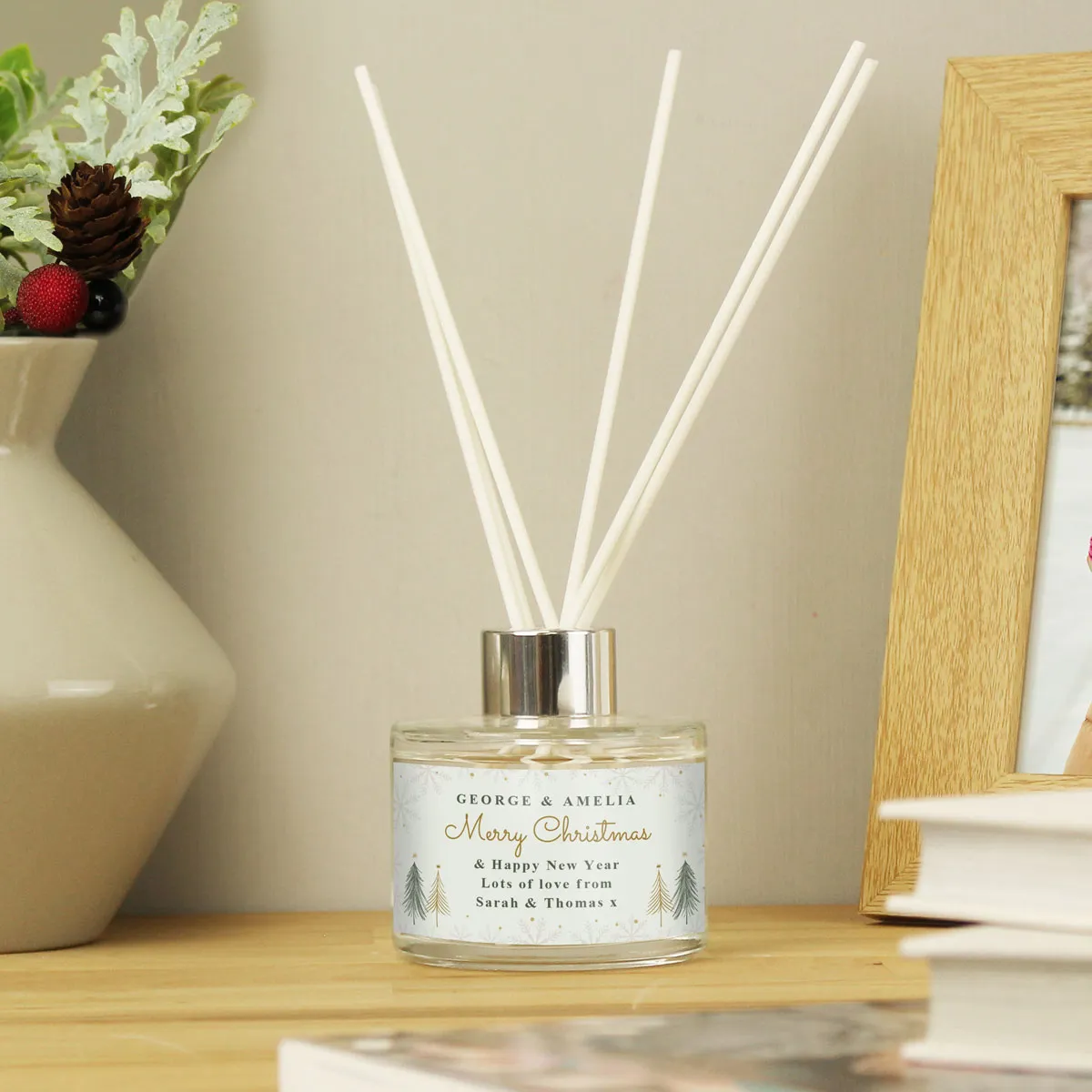 Personalised Christmas Tree Reed Diffuser Extra Image 3