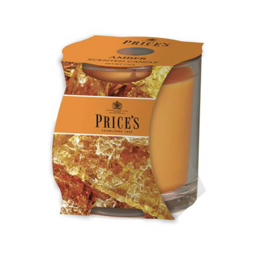 Price's Amber Cluster Jar Candle Extra Image 1