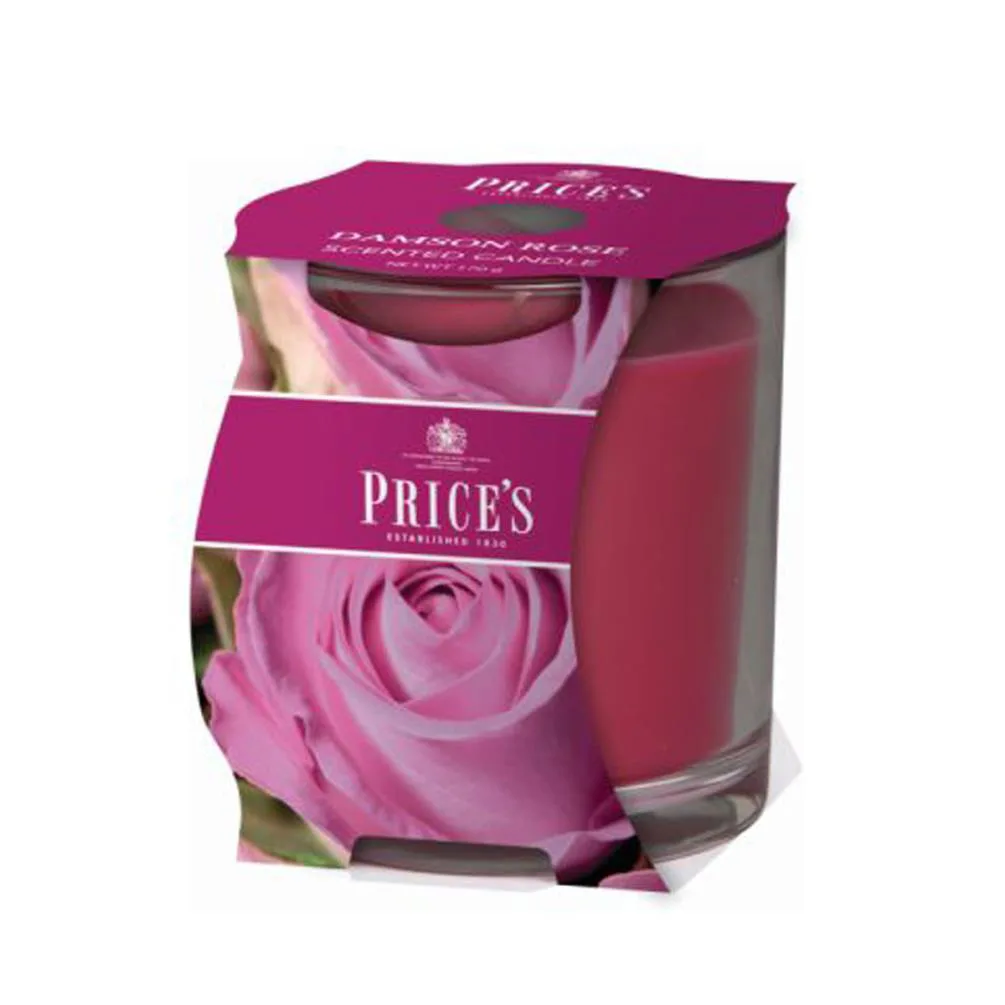Price's Damson Rose Cluster Jar Candle Extra Image 1