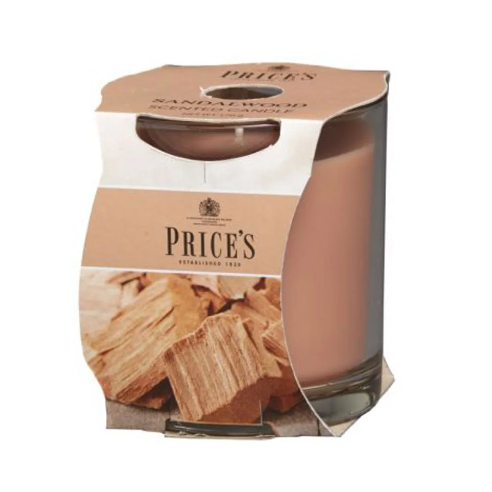 Price's Sandalwood Cluster Jar Candle Extra Image 1