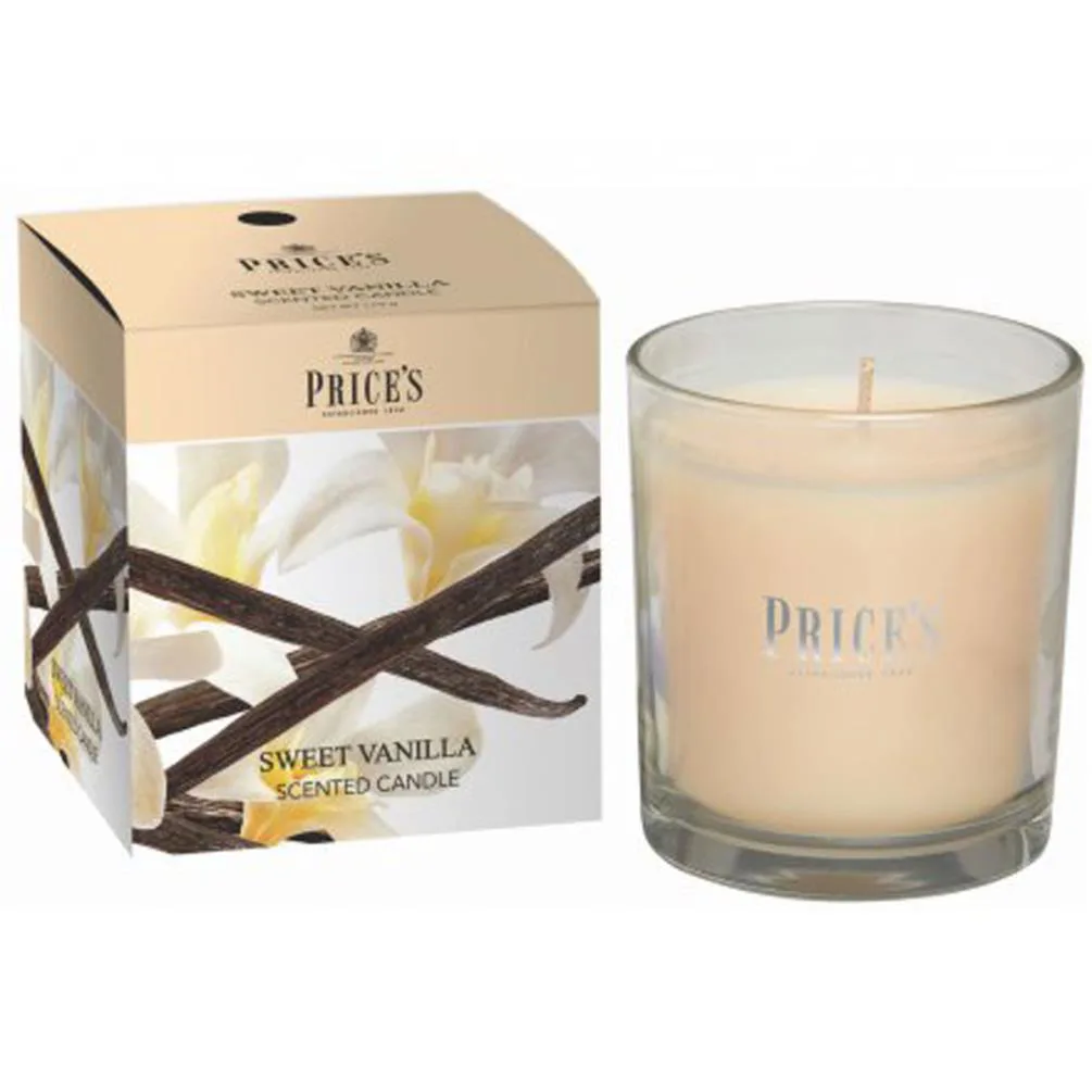 Price's Sweet Vanilla Boxed Small Jar Candle Extra Image 1