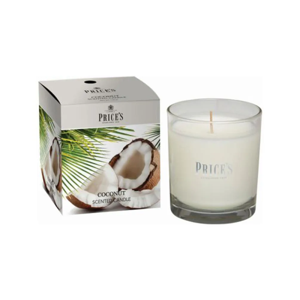 Price's Coconut Boxed Small Jar Candle Extra Image 1