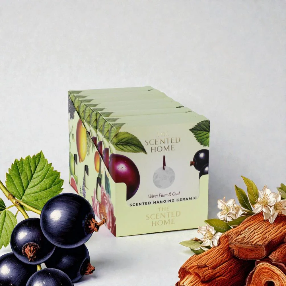 Ashleigh & Burwood Velvet Plum & Oud Hanging Ceramic Extra Image 1