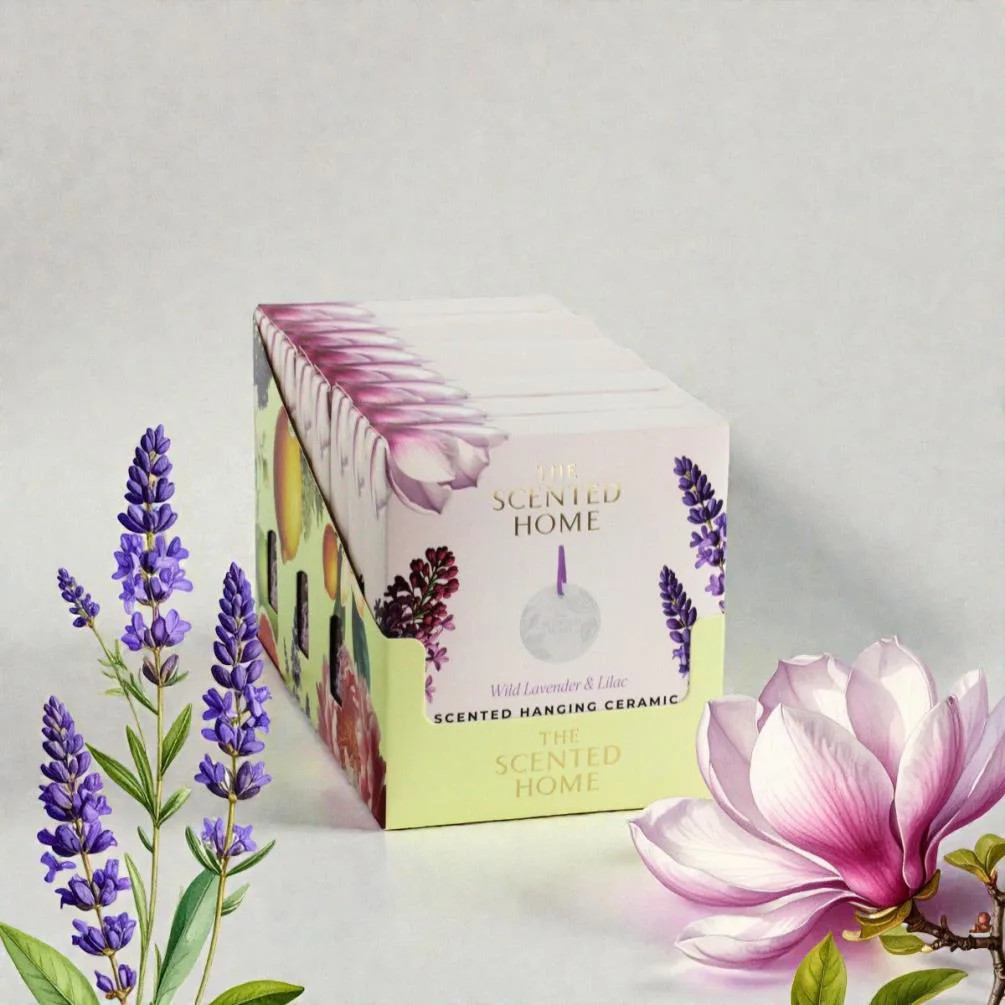Ashleigh & Burwood Wild Lavender & Lilac Hanging Ceramic Extra Image 1