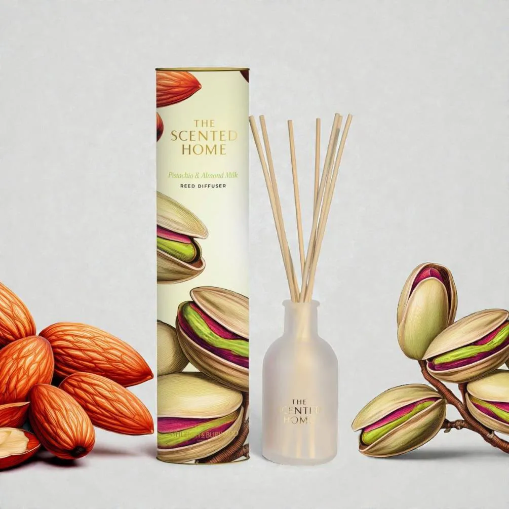 Ashleigh & Burwood Pistachio & Almond Milk Reed Diffuser Extra Image 1