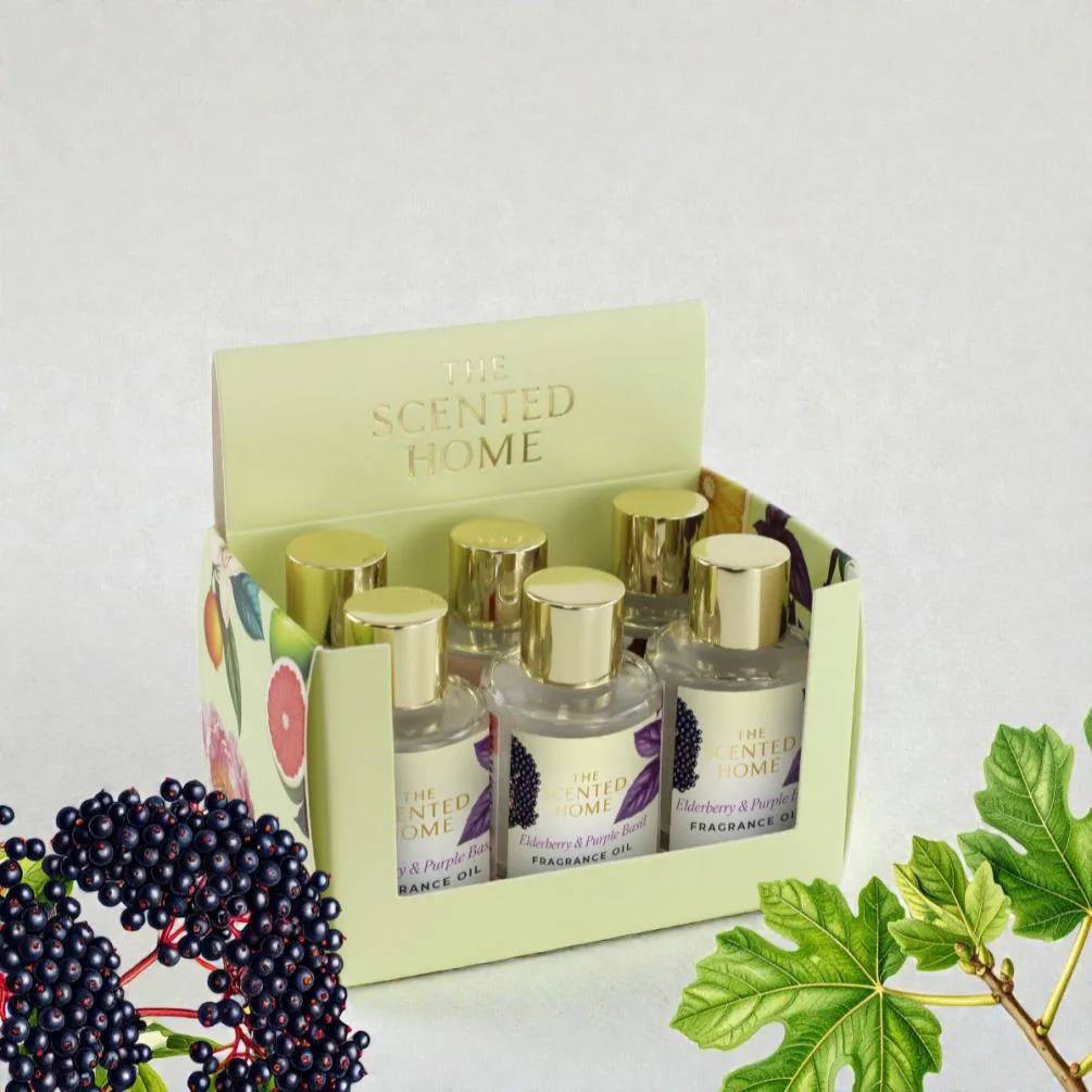 Ashleigh & Burwood Elderberry & Purple Basil Fragrance Oil 10ml Extra Image 1