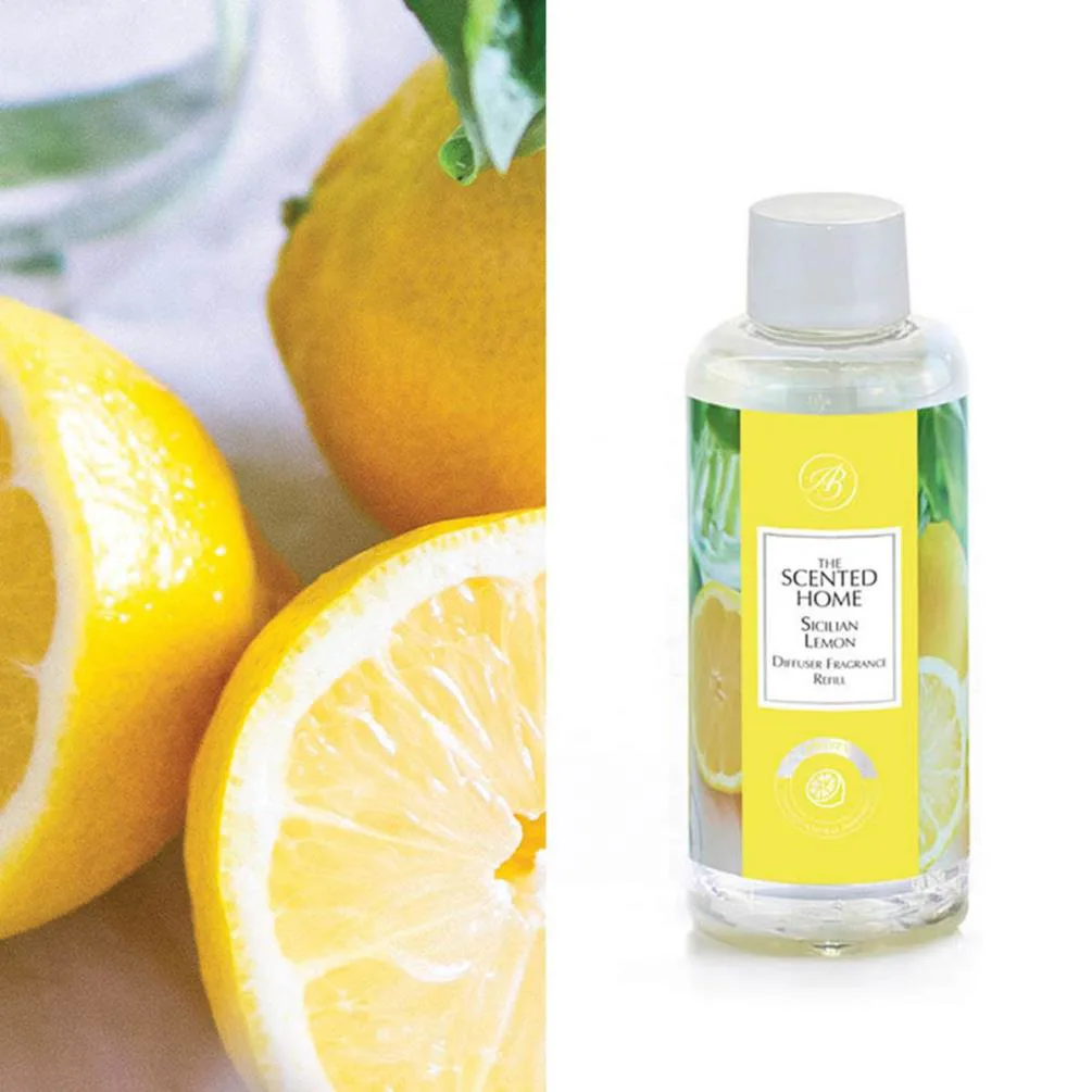 Ashleigh & Burwood Fresh Lemon Scented Home Reed Diffuser Refill 150ml Extra Image 1
