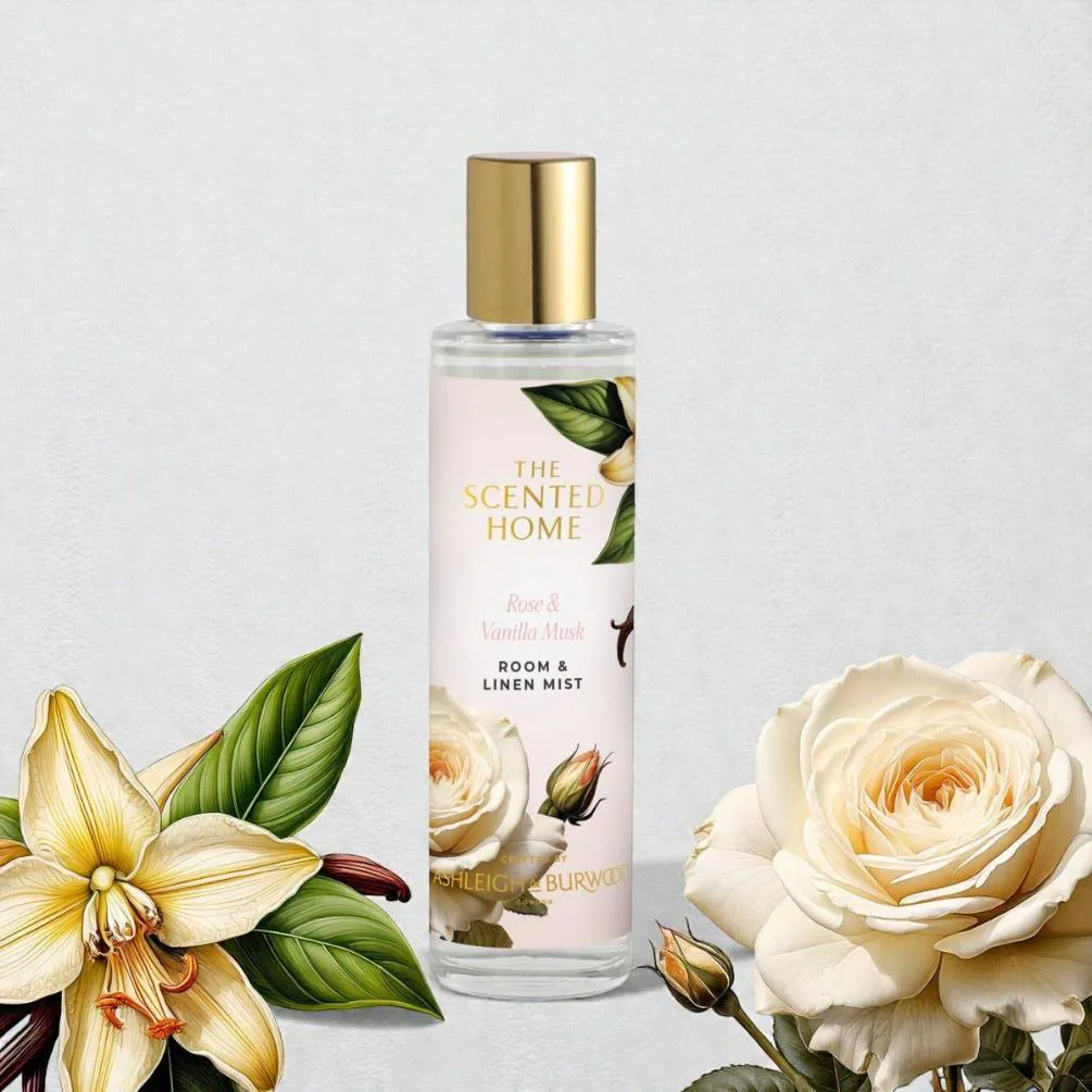 Ashleigh & Burwood Rose & Vanilla Musk Room Mist Spray Extra Image 1