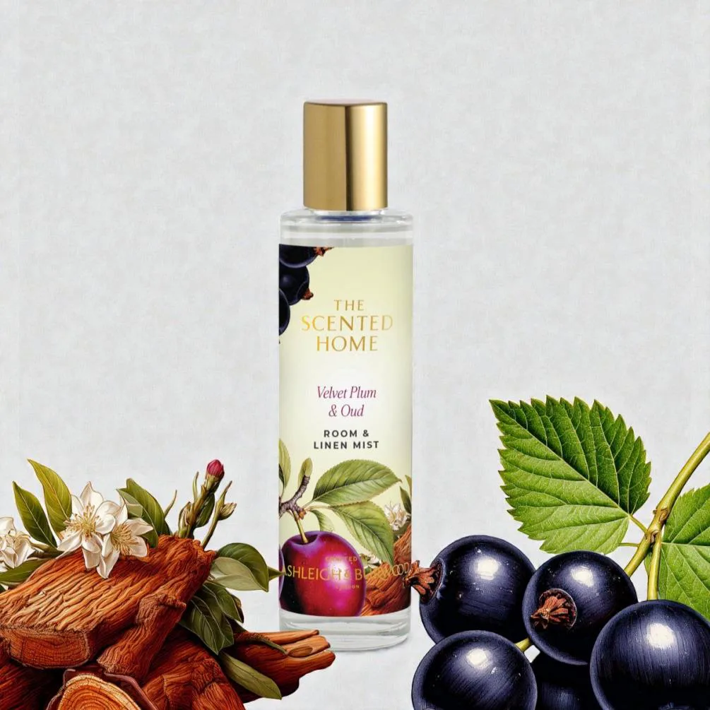 Ashleigh & Burwood Velvet Plum & Oud Room Mist Spray Extra Image 1