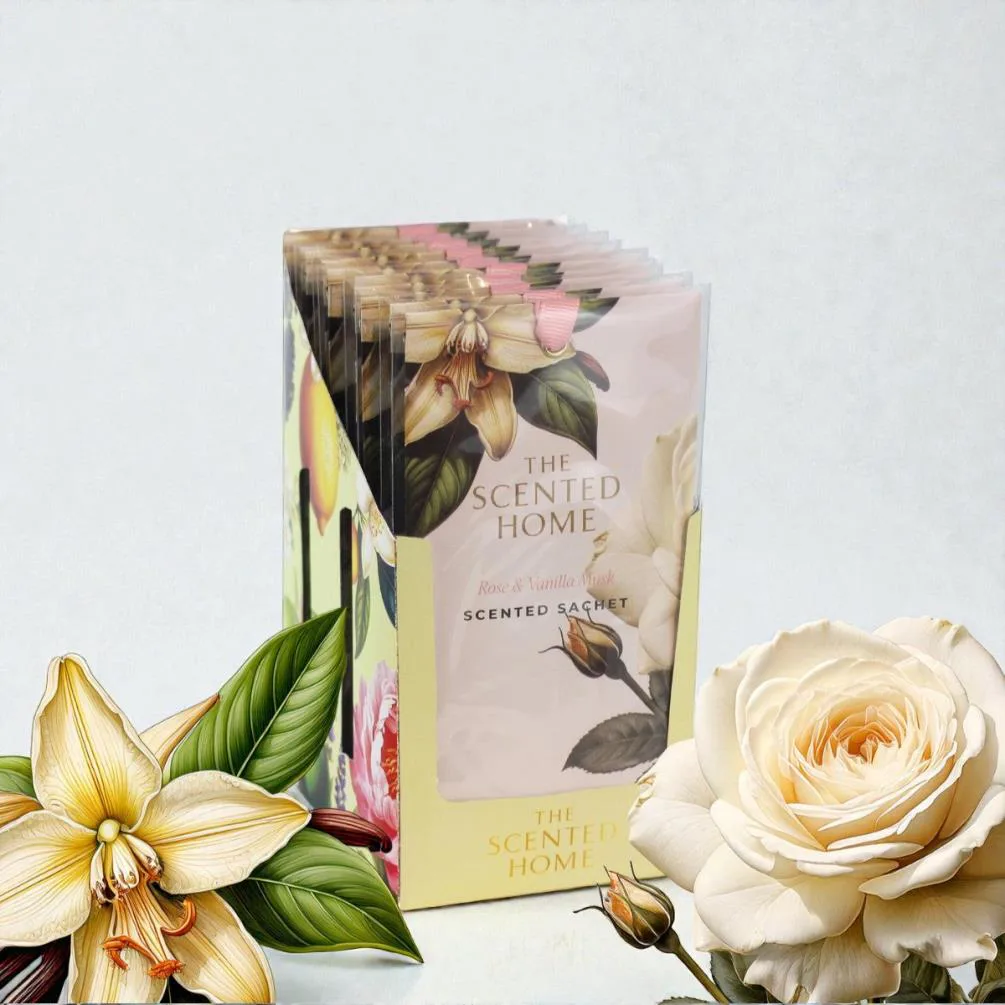 Ashleigh & Burwood Rose & Vanilla Musk Slim Scent Sachet Extra Image 1