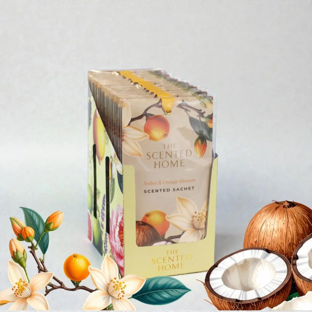 Ashleigh & Burwood Amber & Orange Blossom Slim Scent Sachet Extra Image 1