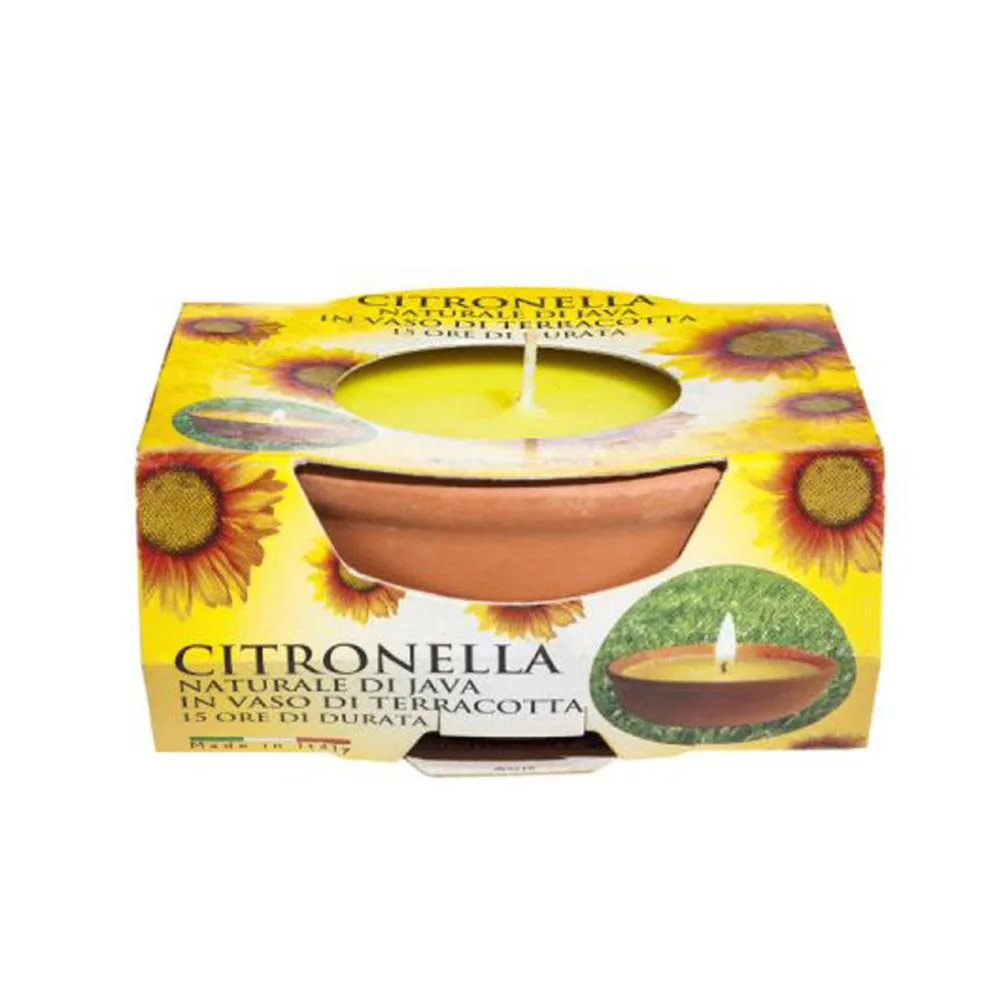 Price's Citronella Small Terracotta Pot Extra Image 1