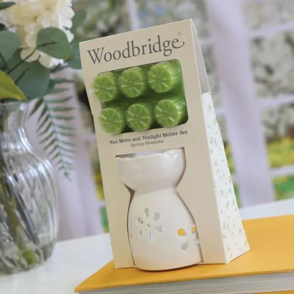 Woodbridge Spring Blossoms Wax Melt Warmer Gift Set Extra Image 2