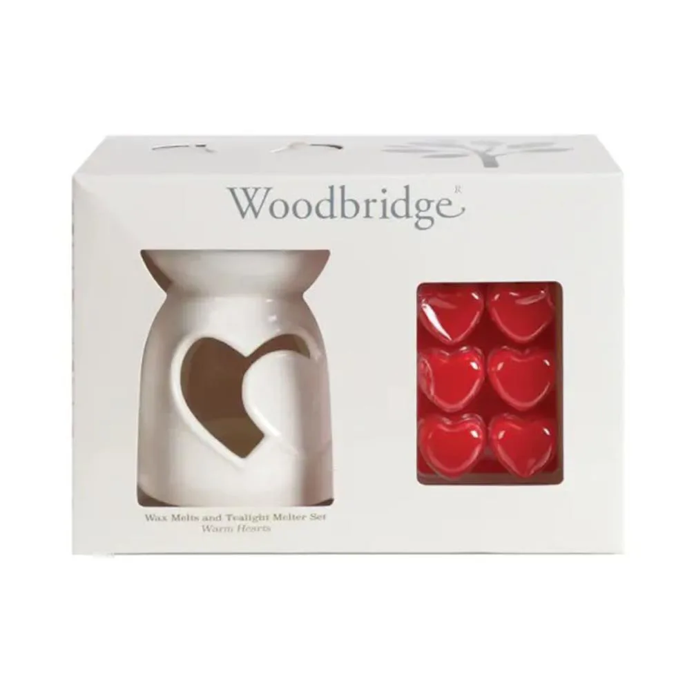 Woodbridge Warm Hearts Wax Melt Warmer Gift Set Extra Image 1
