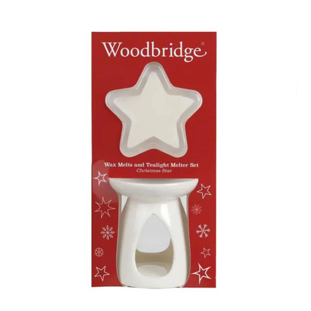 Woodbridge Christmas Star Wax Melt Warmer Gift Set Extra Image 1