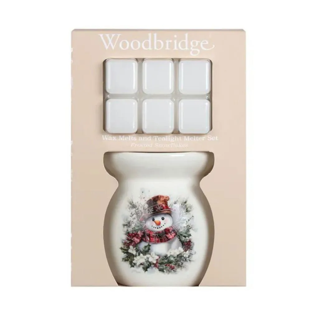 Woodbridge Snowman Wax Melt Warmer Gift Set Extra Image 1