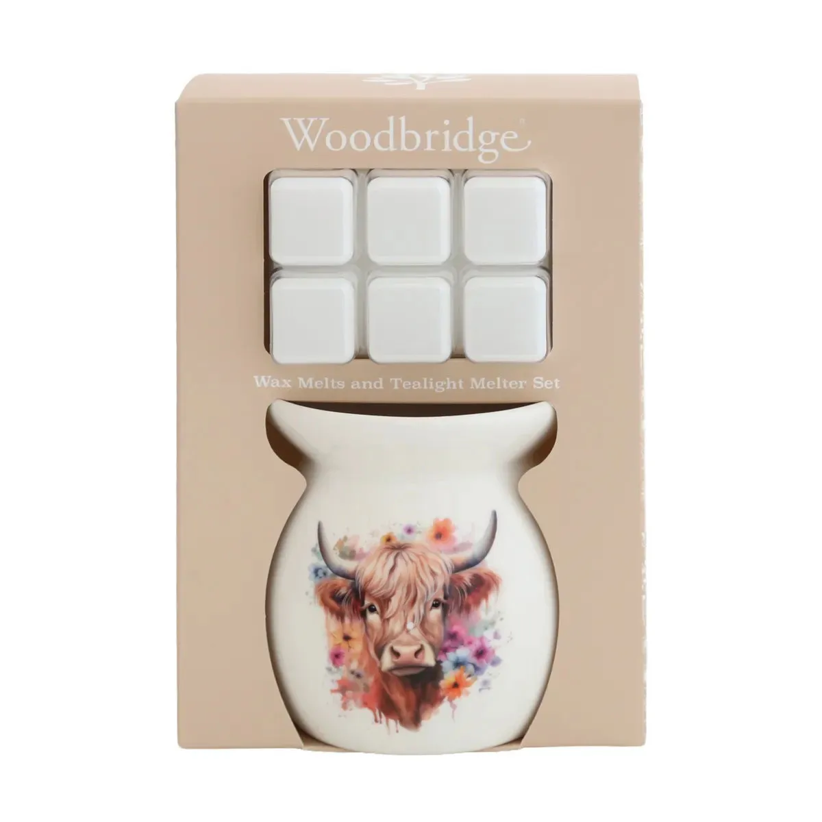 Woodbridge Highland Cow Wax Melt Warmer Gift Set Extra Image 1