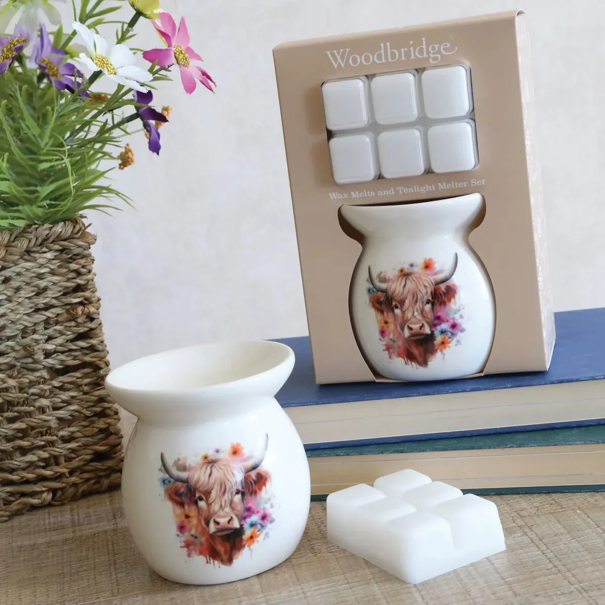 Woodbridge Highland Cow Wax Melt Warmer Gift Set Extra Image 2