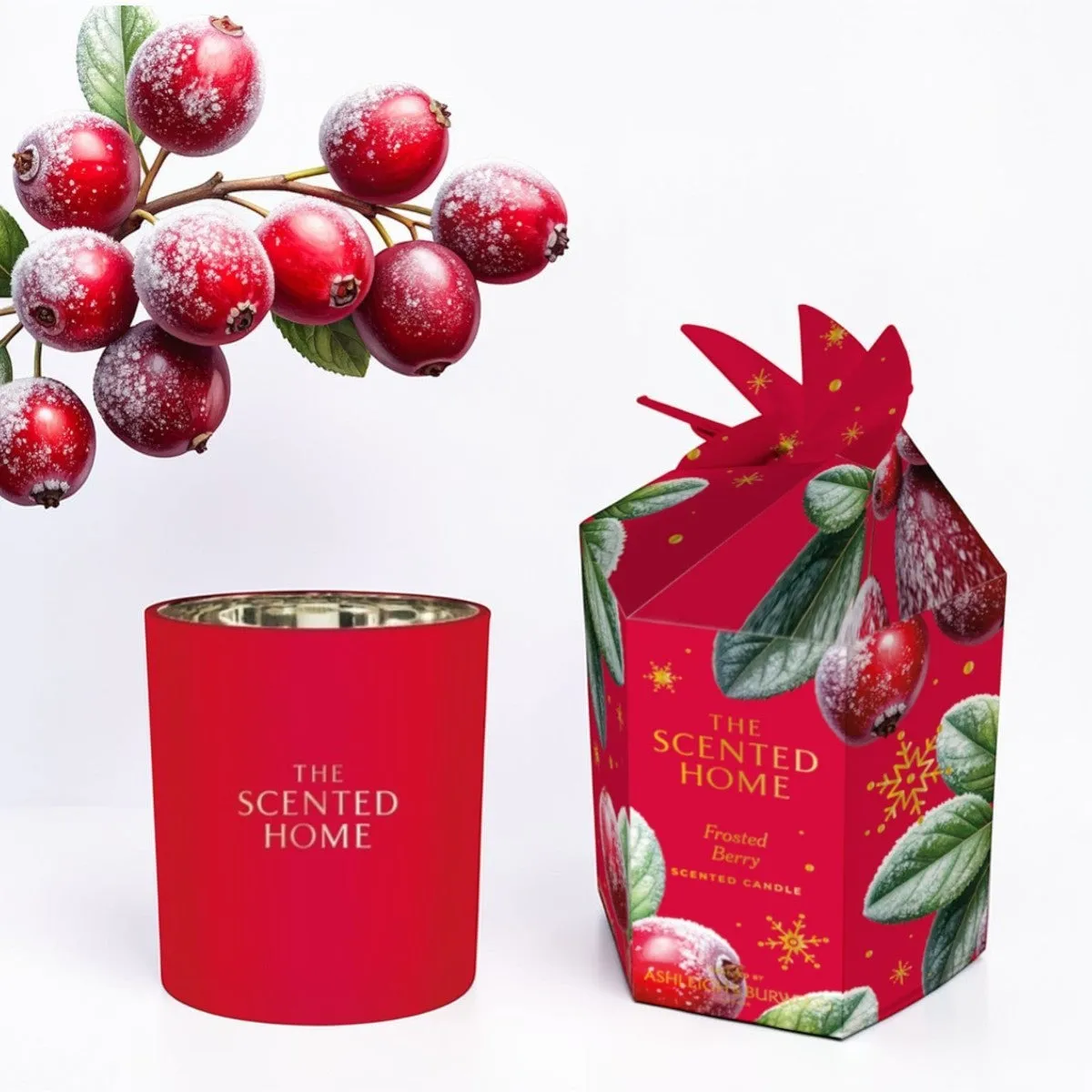 Ashleigh & Burwood Frosted Berry Scented Candle Extra Image 3