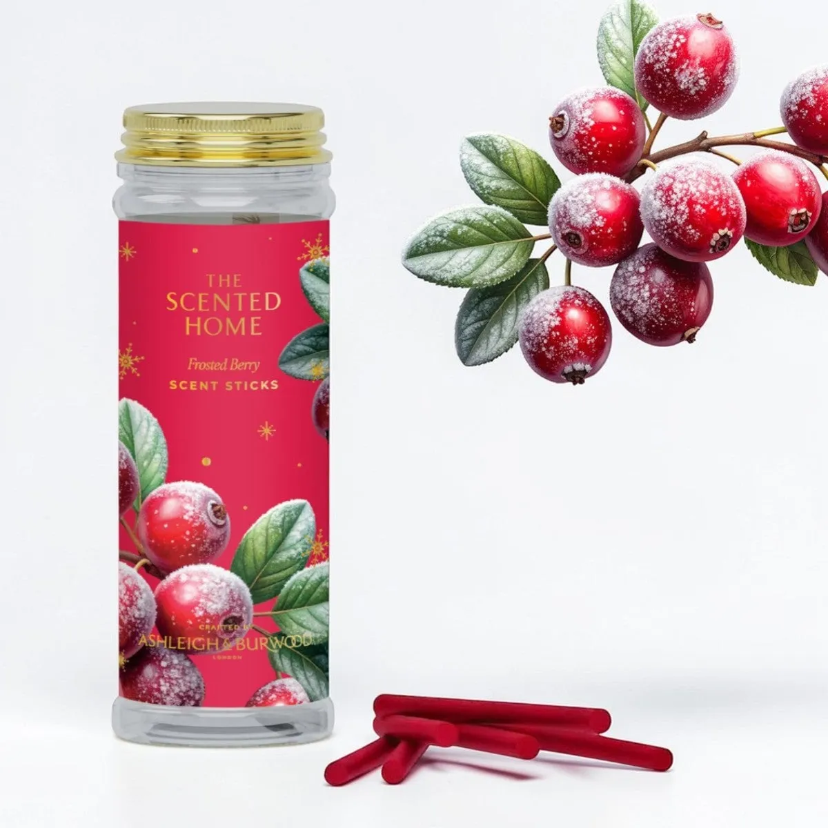 Ashleigh & Burwood Frosted Berry Scent Sticks Extra Image 1