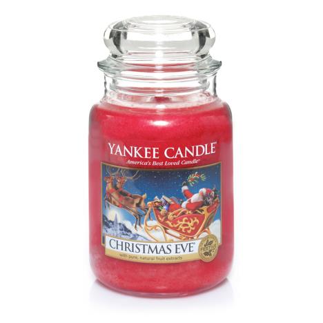 Bougie Yankee Candle Christmas Eve - Gobelet Moyen 12,5 Oz - 2 Mèches - Senteur De Noël