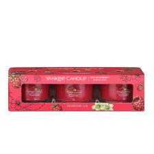 Yankee Candle Red Raspberry 3 Filled Votive Candle Gift Set