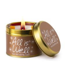 Lily-Flame All Is Well Tin Candle