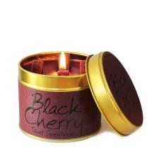 Lily-Flame Black Cherry Tin Candle