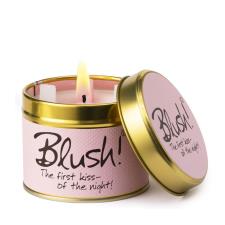 Lily-Flame Blush Tin Candle
