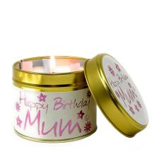 Lily-Flame Happy Birthday Mum Tin Candle