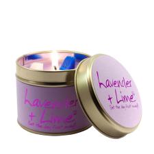 Lily-Flame Lavender & Lime Tin Candle