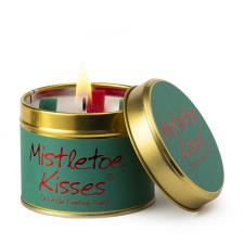 Lily-Flame Mistletoe Kisses Tin Candle