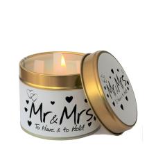 Lily-Flame Mr &amp; Mrs Tin Candle