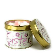 Lily-Flame Sister Tin Candle