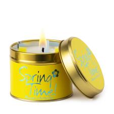 Lily-Flame Springtime Tin Candle
